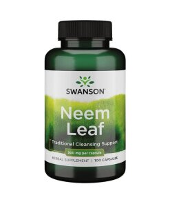 SWANSON Neem Leaf 500mg 100 kaps