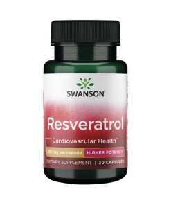 SWANSON Resweratrol 250mg 30kaps