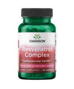 SWANSON Resweratrol complex 180mg 60kaps