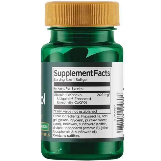 Swanson - Ubikinol 200 mg, 30 kapsul - slika 2