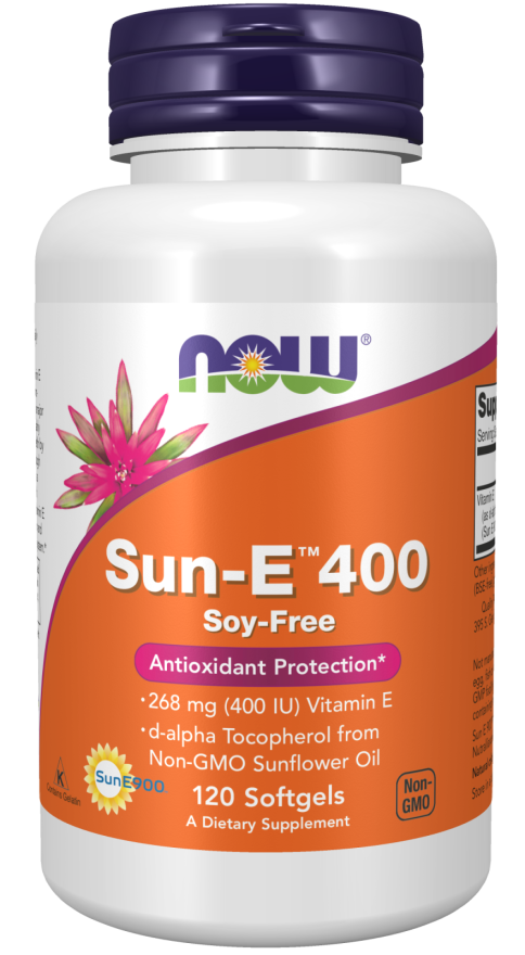 NOW Foods - Sun-E, 400 IE - 60 mehkih kapsul - slika 4