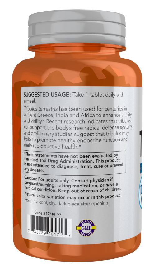 NOW Foods - Tribulus 1000 mg, 90 tablete - slika 3