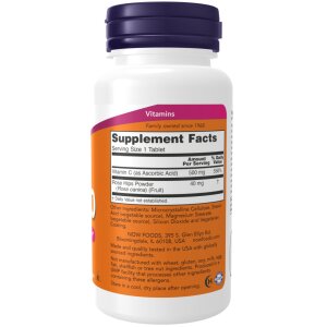 NOW Foods - Vitamin C 500 z šipkom, 250 tablet