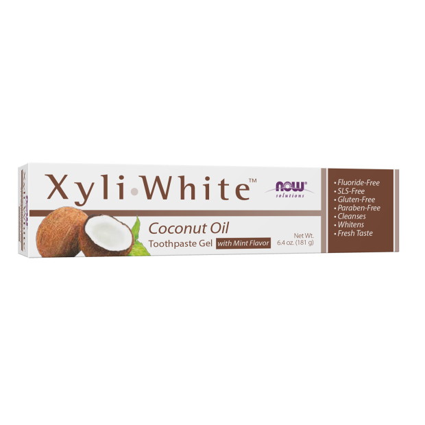 NOW Foods - XyliWhite, Kokosolie Tandpasta Gel - 181g