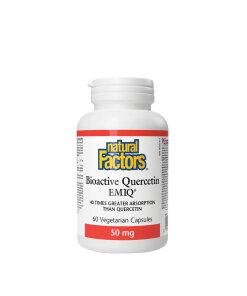 Natural Factors Bioactive Quercetin EMIQ 50 mg (60 Capsules)