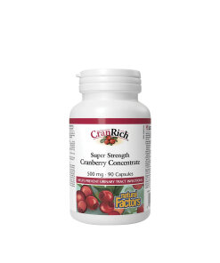 Natural Factors Super Strength Cranberry Concentrate 500 mg (90 Capsules)