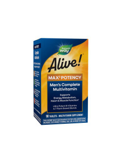 Nature's Way - Alive!® Men’s Max3 Daily Multivitamin (90 Tablets)