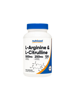 Nutricost L-Arginine L-Citrulline Complex Capsules (120 Capsules)