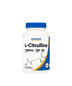 Nutricost L-Citrulline Capsules 1000 mg (120 Capsules)