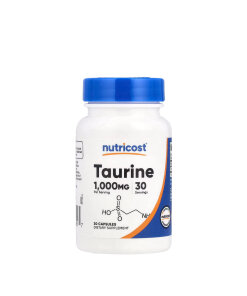 Nutricost - Taurine 1000 mg (30 Capsules)