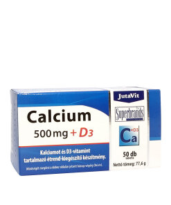 JutaVit Calcium 500 mg + D3 tablet (50 Tablets)